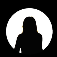 Silhouette of a person.