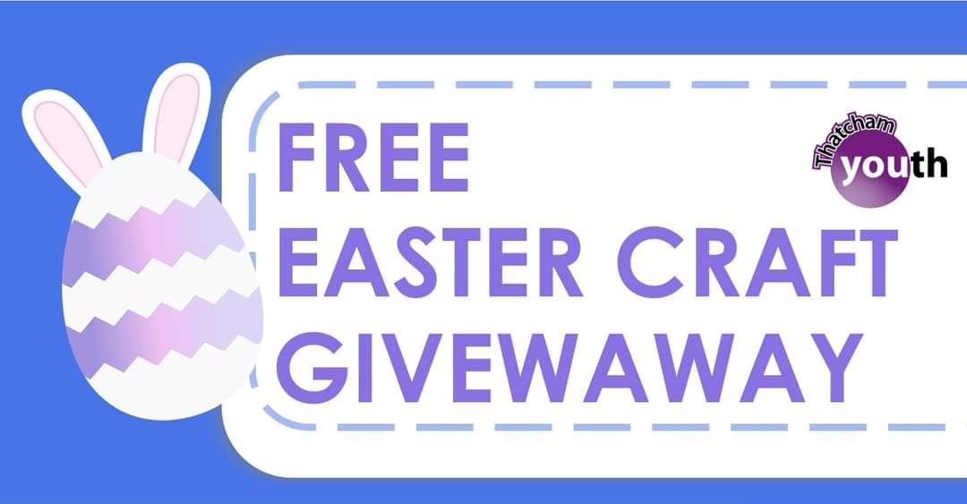 The free Easter craft giveaway.