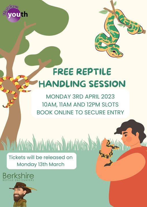 2023 Easter Reptile Handling Poster